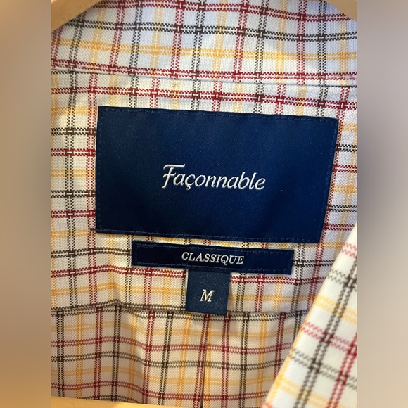 NEW Façonnable Men’s shirt Button Down. Size M - Picture 4 of 4